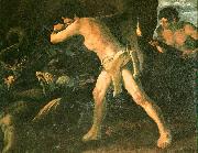 Francisco de Zurbaran hercules fighting the hydra of lerna oil